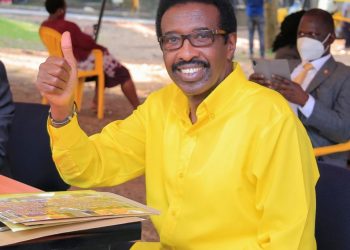 Jim Muhwezi wins Rujumbura constituency NRM flag