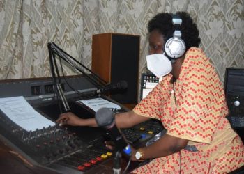 Hon. JUDITH Nbakooba, Minister for ICT & National Guidance visit at UBC Radio/ Buruuli FM – Nakasongola District