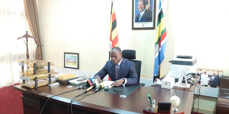 Stand warned, Minister Ogwang to the media