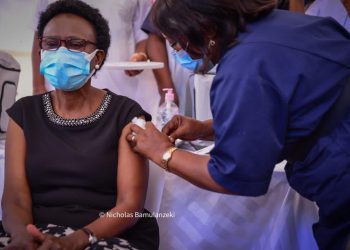 Disregard the fake video on  Minister JR. Aceng’s vaccination -MOH Spox