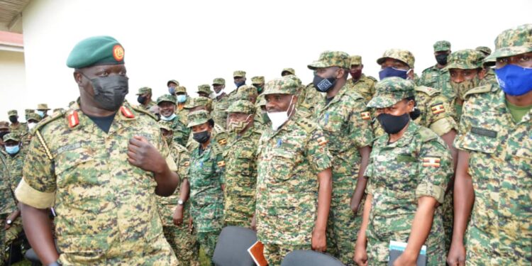 UPDF passes out 85 company commanders