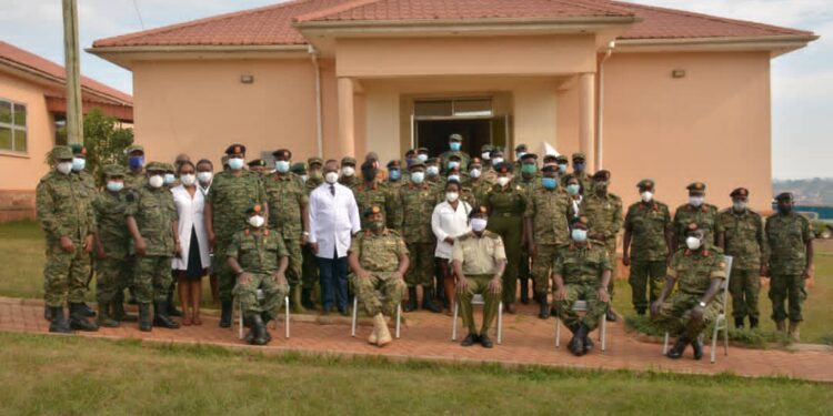 UPDF orients medical personnel at the Senior Officers Diagnostics Centre