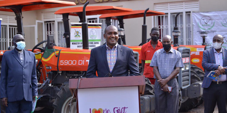 COU tractor pledge fulfilled by Government to help religious leaders enhance agriculture and empower their communities.