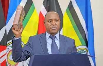 Mathuki's 100days at EAC as Secretary-General for a five-year non-renewable term. He replaced Libérat Mfumukeko of Burundi. 