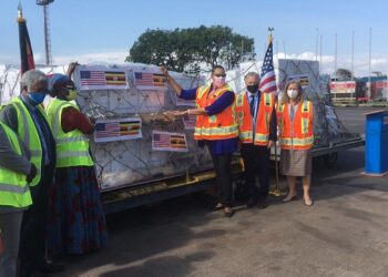 Uganda receives 1.6m Pfizer COVID-19 vaccine doses. The consignment of Pfizer COVID-19 vaccine is a donation from United States government.