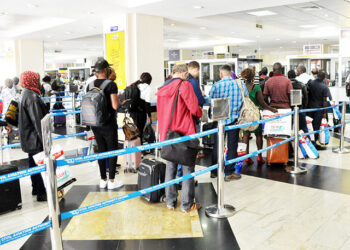 Entebbe records increased passenger numbers. Uganda Civil Aviation Authority says passenger numbers increased by 34% at Entebbe Airport.