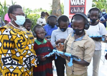 Uganda launches “Can’t Wait To Learn” digital learning for refugees. The Minister of State in charge of Primary Education Hon. Moriku Kaducu