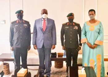 Gen Muhoozi Kainerugaba arrives in Kigali to hold talks with Rwanda President Kagame.