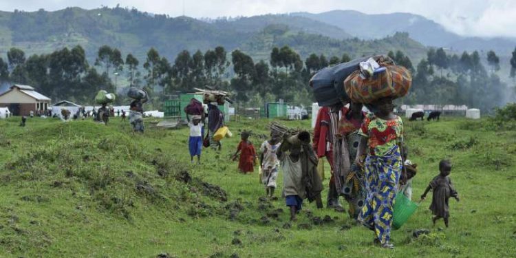 DR. Congo Unrest Strains Bunagana Border Town, thousands flee to Ugandal.