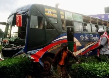 Y.Y Coaches Bus Overturns
