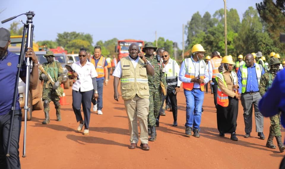 Katumba Wamala Inspects Central Uganda Road Projects in Push for Vision 2040